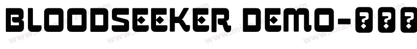 BLOODSEEKER DEMO字体转换